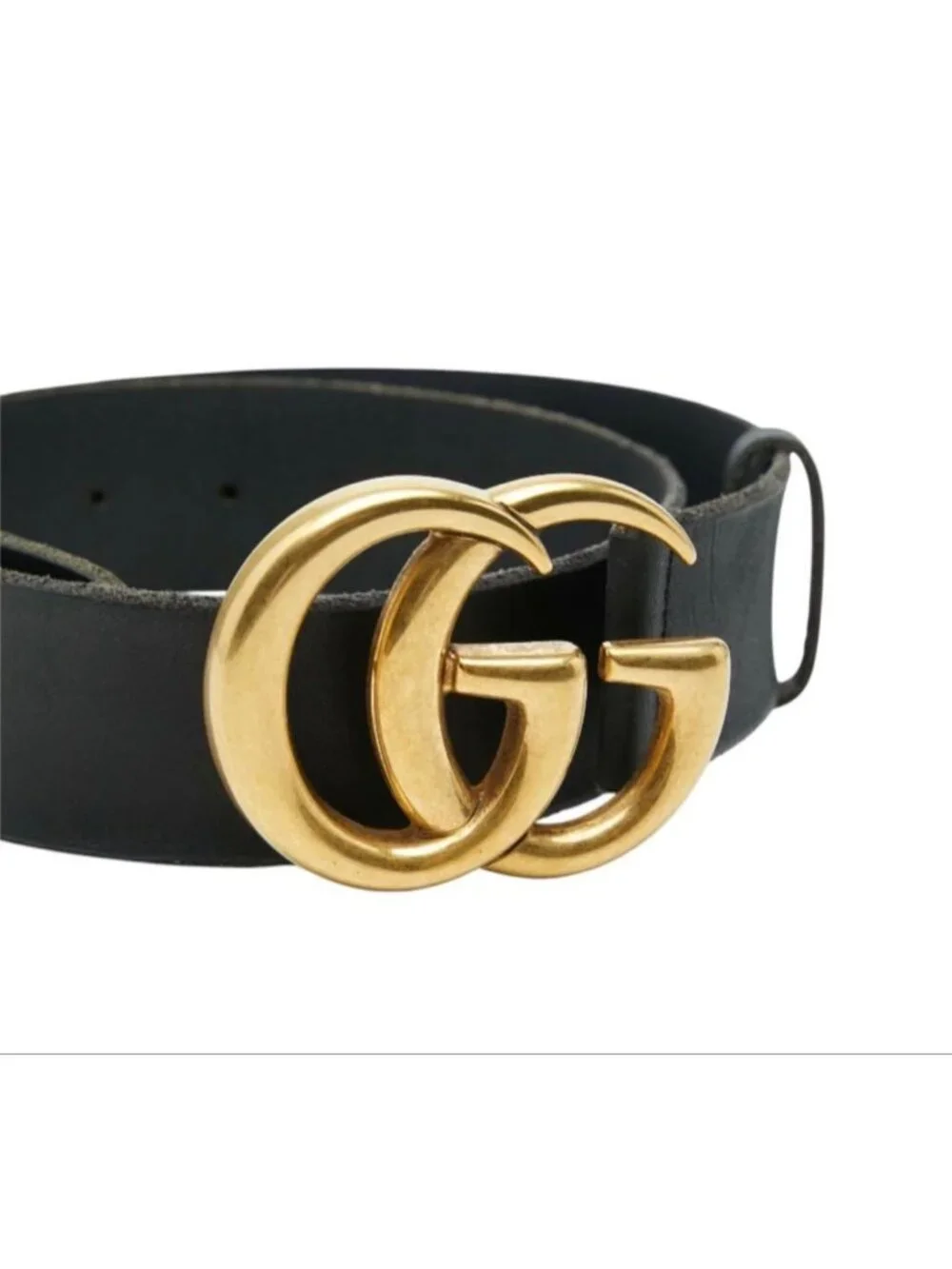 Gucci GG Marmont Logo Buckle Belt